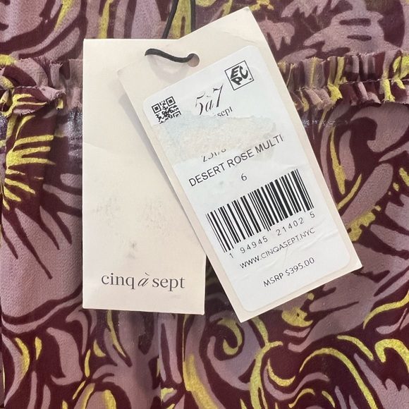 Cinq A Sept carina dress in Desert Rose Multi - size 6 NWT - Picture 3 of 14